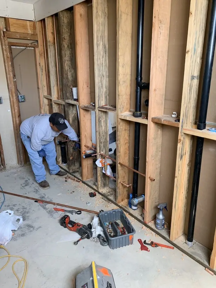 Commercial rough-in plumbing for Water Heater Replacement in South Haven